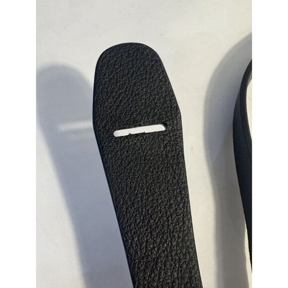 The Row Knotted Leather Belt in Black